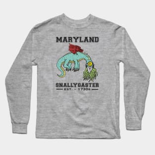 Maryland Cryptid the Snallygaster Long Sleeve T-Shirt